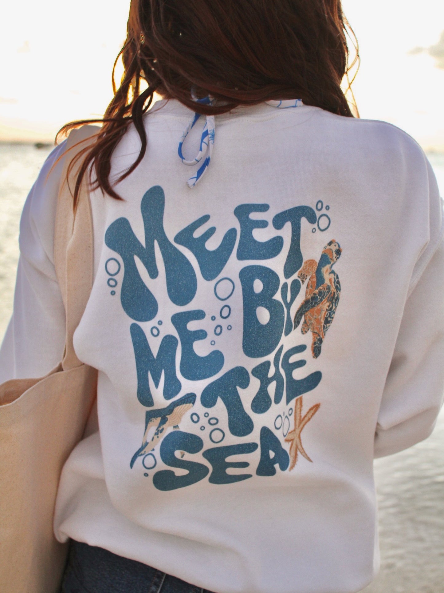 Meet me by the Sea Unisex Crewneck
