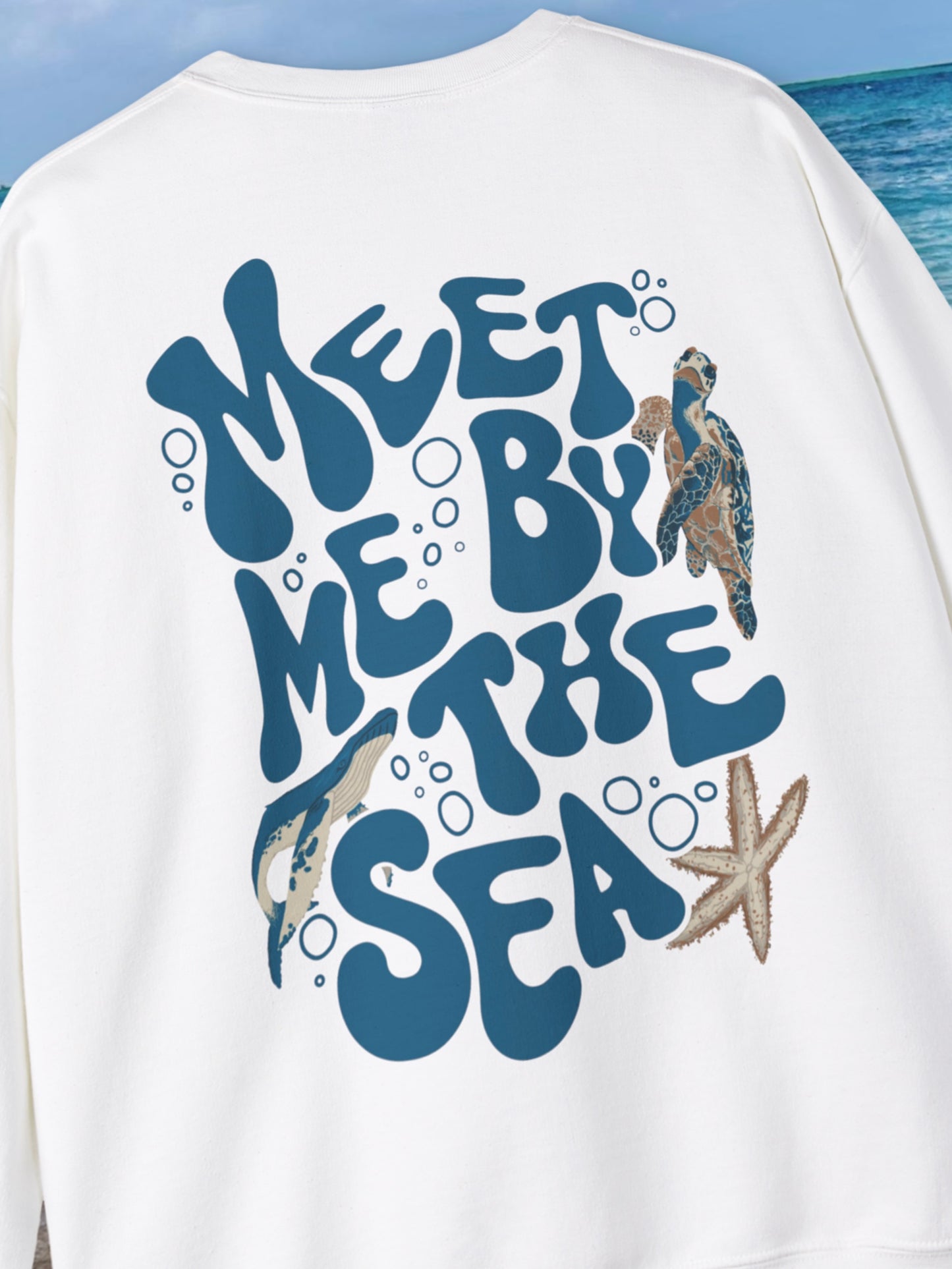 Meet me by the Sea Unisex Crewneck